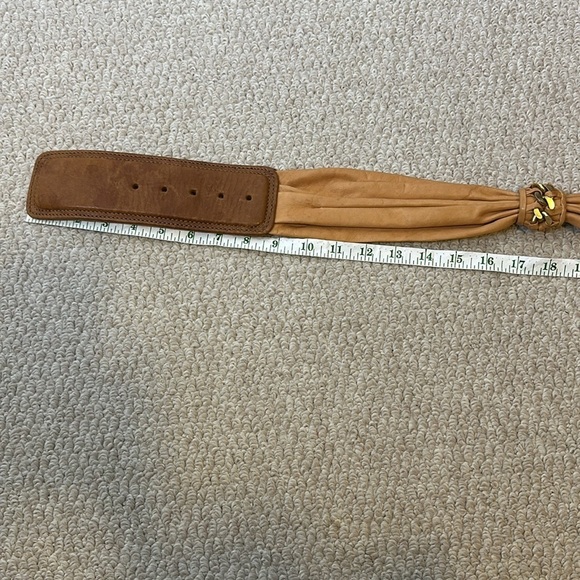 3.1 Phillip Lim tan Brown leather waist belt Medium - Picture 7 of 9